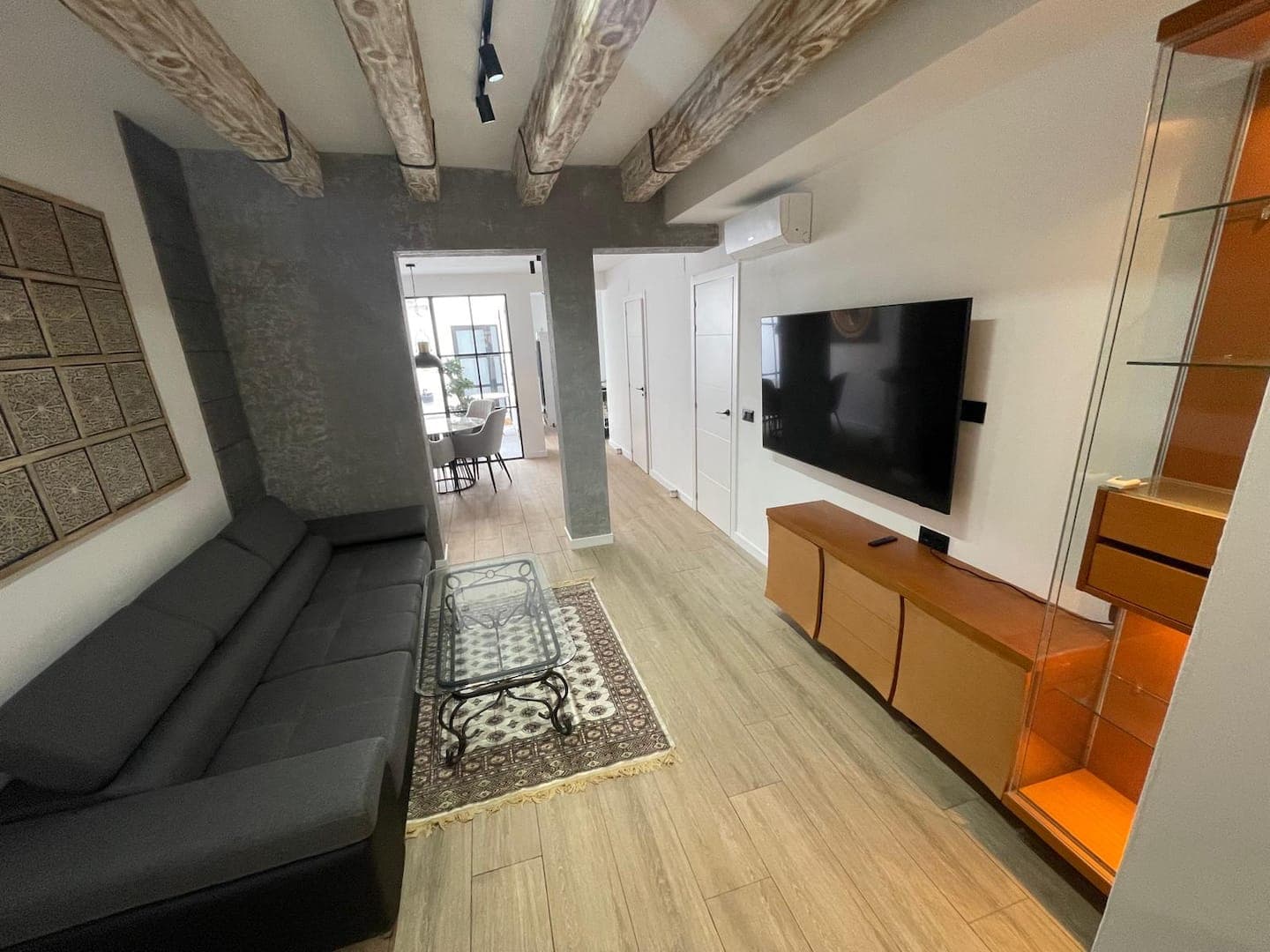 Living room and hallway