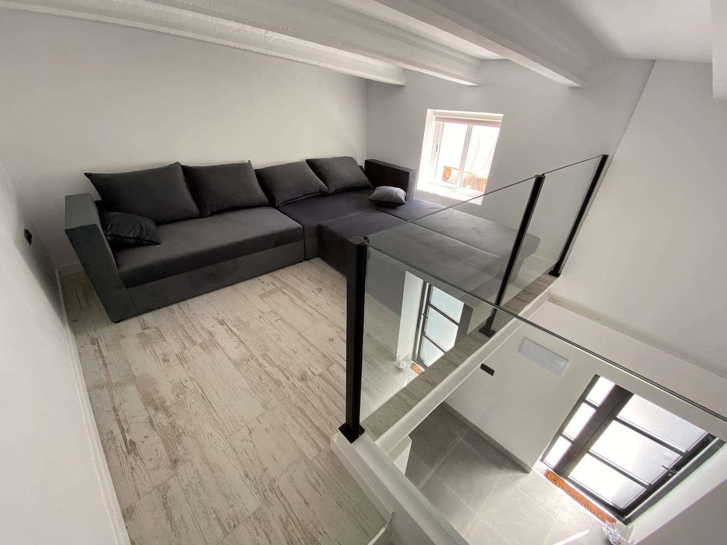 Loft room: sofa