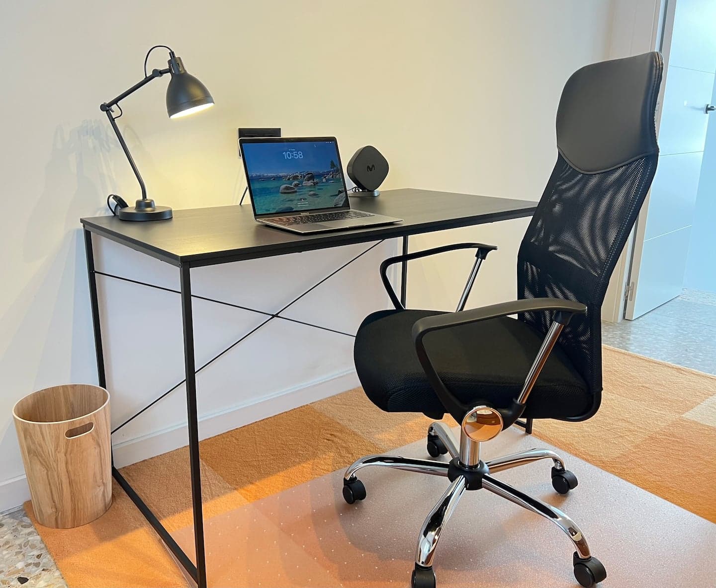 Bedroom 3: workspace with office chair